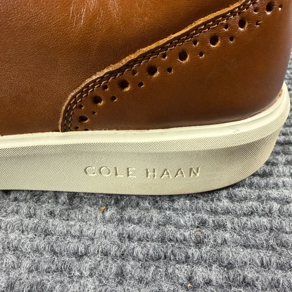 Cole Haan Grand Crosscourt Wingtip Oxford Sneakers British Tan C39816 Mens 12M